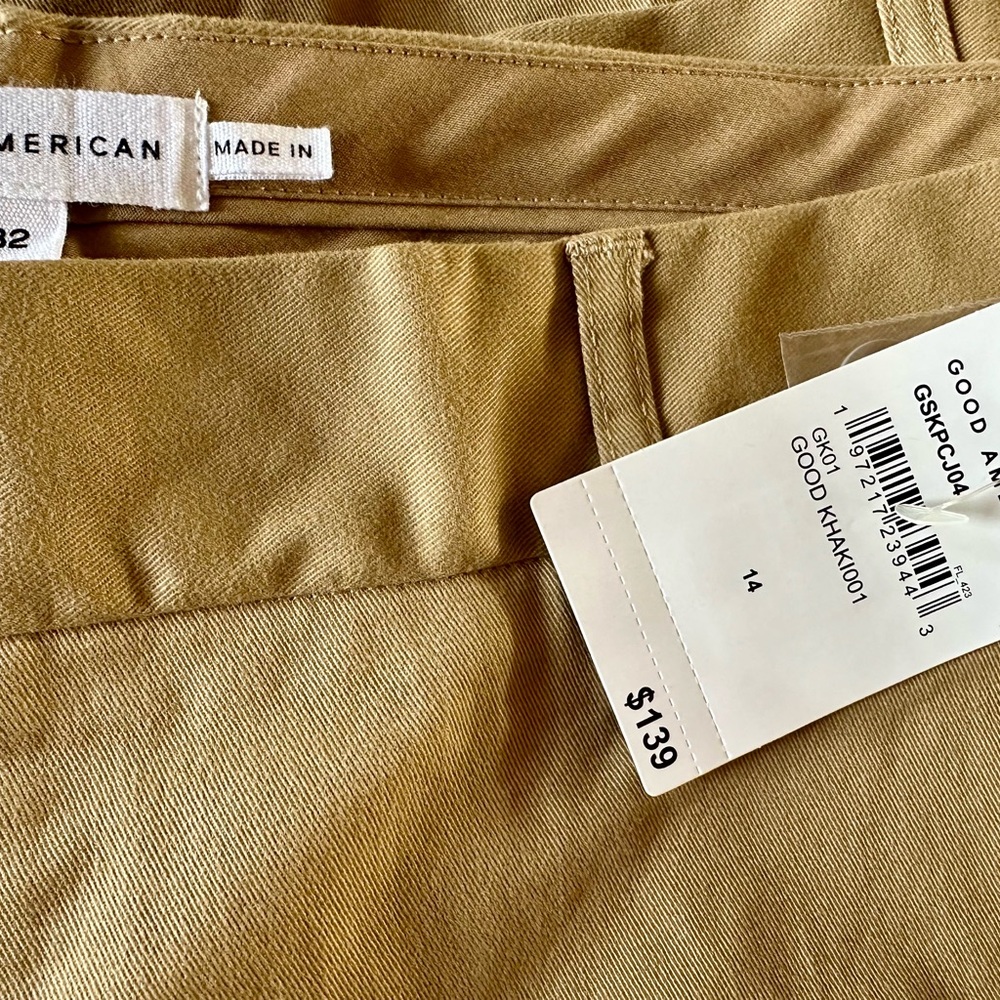 NWT Good American Good Skate Trousers Size 14
